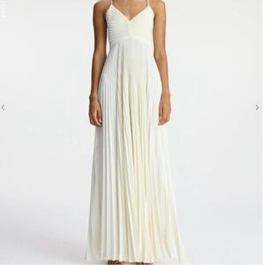 Aries Satin Pleated Dress ALC